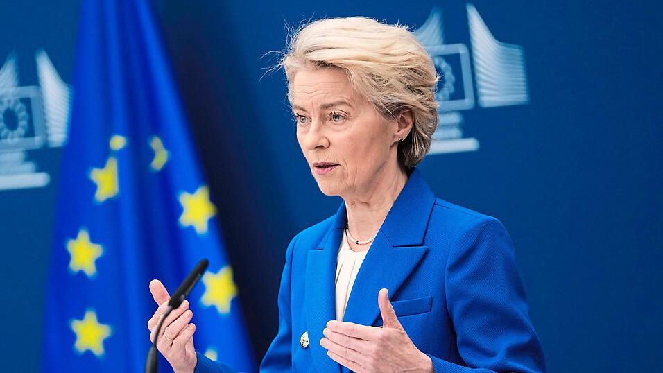 'Wir leben in der bedeutsamsten und gefährlichsten Zeit', sagt EU-Kommissionspräsidentin Ursula von der Leyen. 'Wir leben in der bedeutsamsten und gefährlichsten Zeit', sagt EU-Kommissionspräsidentin Ursula von der Leyen.