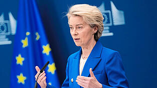'Wir leben in der bedeutsamsten und gefährlichsten Zeit', sagt EU-Kommissionspräsidentin Ursula von der Leyen.