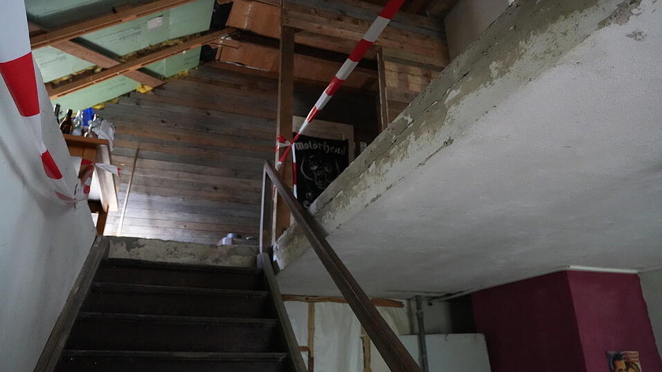 Das Ende der Treppe im Brau-Turm.