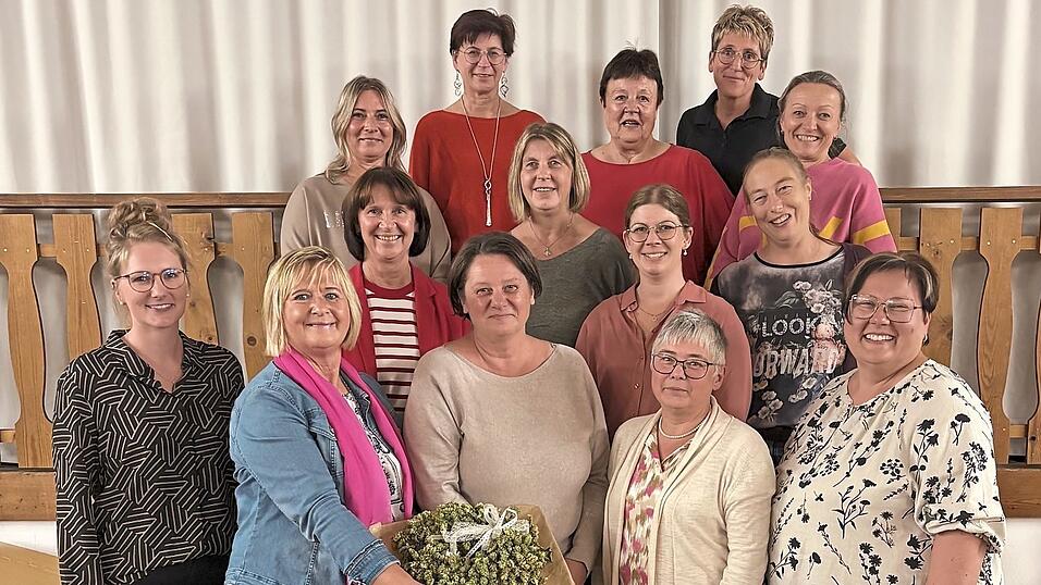 Die neu gew&auml;hlte Vorstandschaft des Frauenbundes.