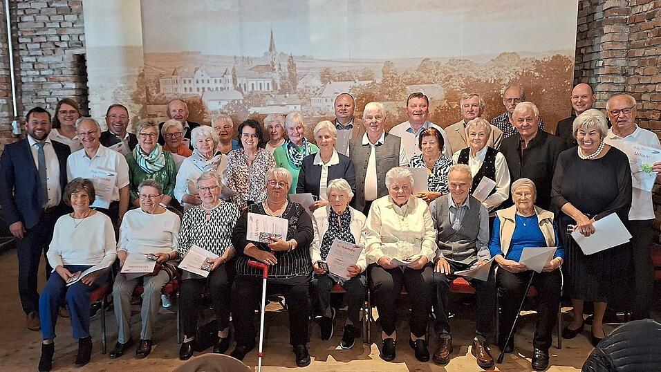 Viele der einstigen Gründungsmitglieder nahmen an der Jubiläumsfeier teil.