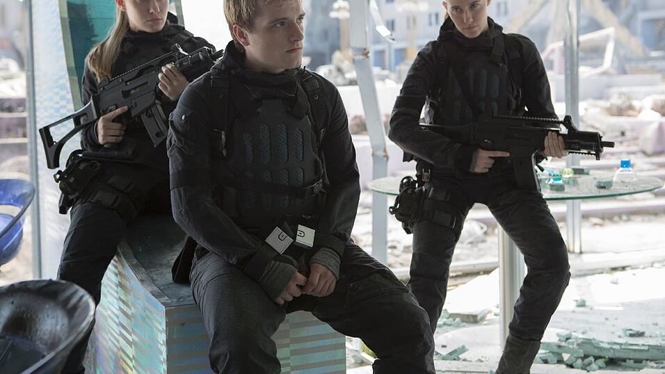 Das Bild zeigt eine Szene aus 'Tribute von Panem - Mockingjay 2'.