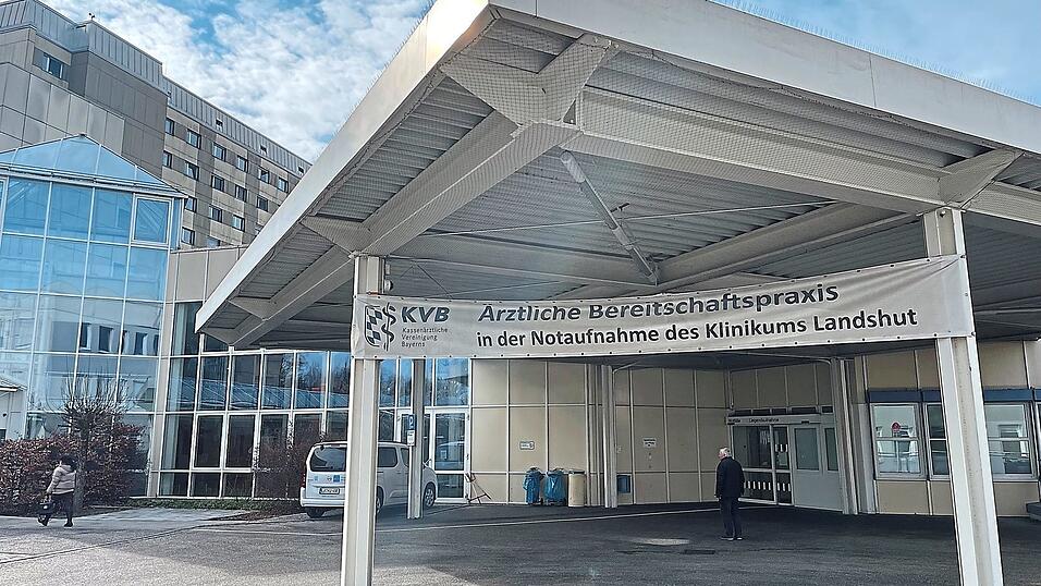Die KVB-Bereitschaftspraxis am Klinikum in Landshut. Wie ihr Pendant am Krankenhaus in Achdorf ist sie f&uuml;r Patienten gedacht, deren gesundheitliche Beschwerden nicht lebensbedrohlich sind.