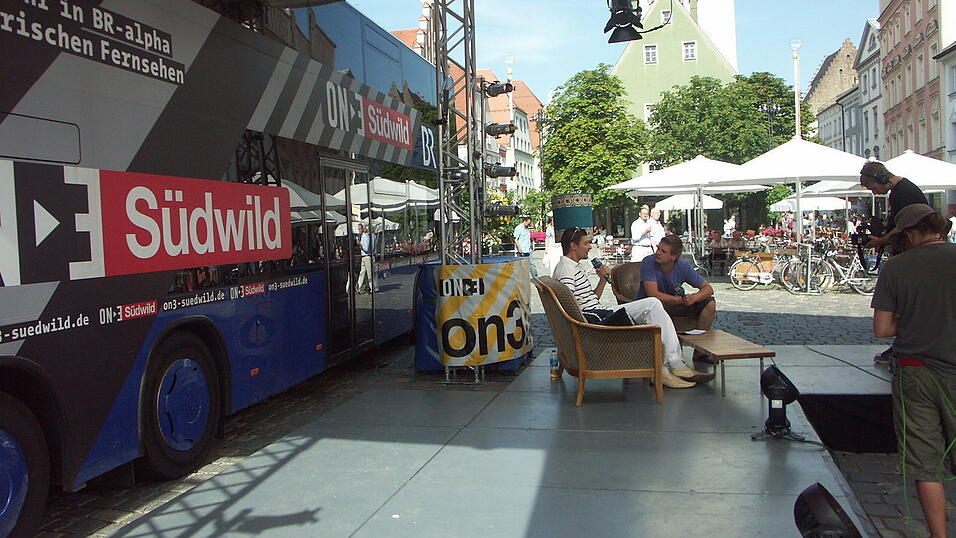 Blick hinter die Kulissen bei on3-südwild. (Foto: Meike Weinzierl) Blick hinter die Kulissen bei on3-südwild. (Foto: Meike Weinzierl)