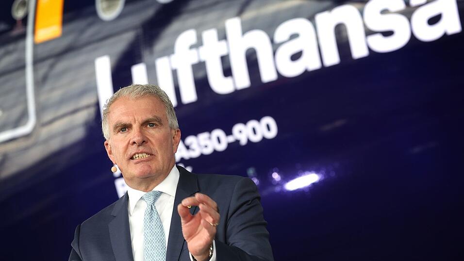 Lufthansa-Chef Carsten Spohr hat in M&uuml;nchen schon einmal vorgefeiert.