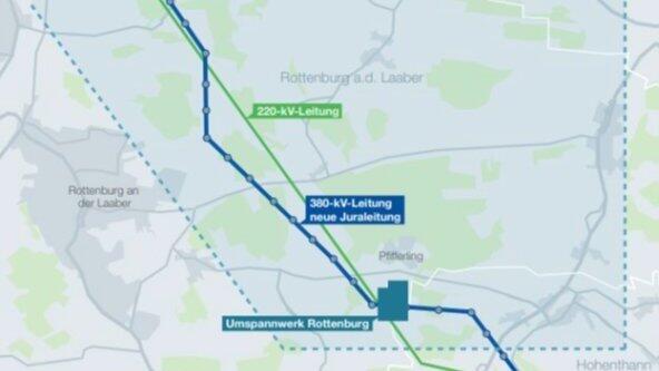 Tennet soll bei Rottenburg ein komplett neues Umspannwerk errichten.