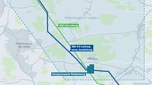 Tennet soll bei Rottenburg ein komplett neues Umspannwerk errichten. Tennet soll bei Rottenburg ein komplett neues Umspannwerk errichten.