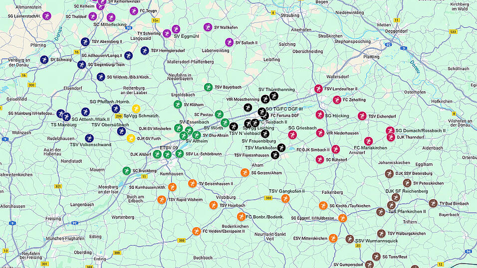 Der BFV-Kreisspielausschuss hat sich heuer dazu entschieden, mit vier Zwölfer- und drei Elfer-Ligen in die neue Spielzeit zu gehen. Der BFV-Kreisspielausschuss hat sich heuer dazu entschieden, mit vier Zwölfer- und drei Elfer-Ligen in die neue Spielzeit zu gehen.