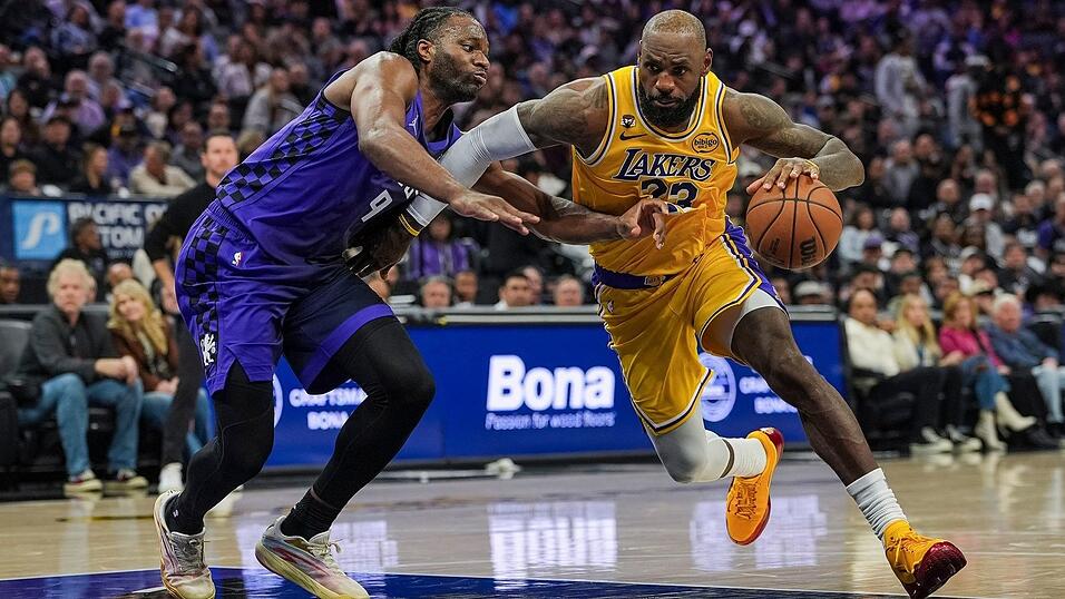James und die Lakers taten sich schwer bei den Sacramento Kings.