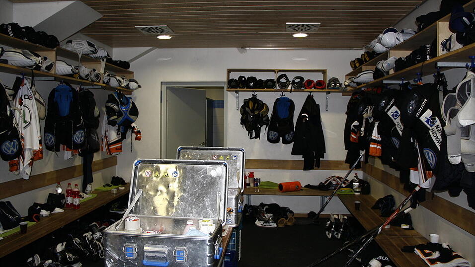 Hier kannst du einen Blick in die Spielerkabine werfen.