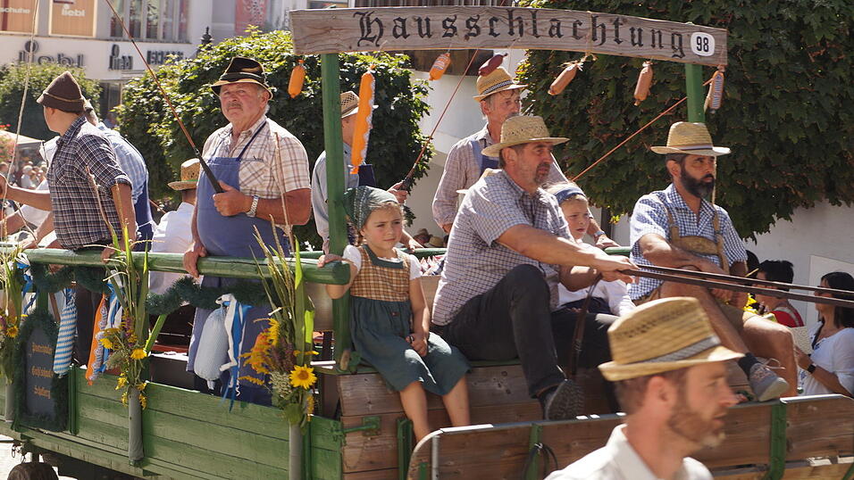 Das war der 35. Bad K&ouml;tztinger Rosstag: Bilder vom Festumzug.