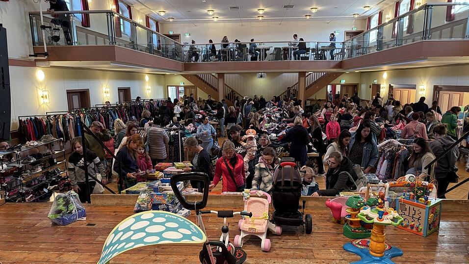 Der Andrang in der Stadthalle war gro&szlig;.