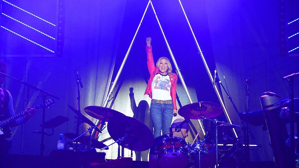 Anastacia rockte das Bluetone-Zelt. Anastacia rockte das Bluetone-Zelt.