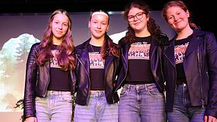 Machten mitreißend Musik: „Only four“ (v.l.) mit Hanna und Leni Wittenzellner, Maresa Edenhofer und Franziska Kiefl.