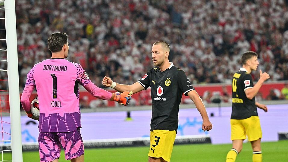Der von den VfB-Fans ausgepfiffene Dortmunder Abwehrspieler Waldemar Anton zeigte an alter Wirkungsst&auml;tte eine starke Leistung.
