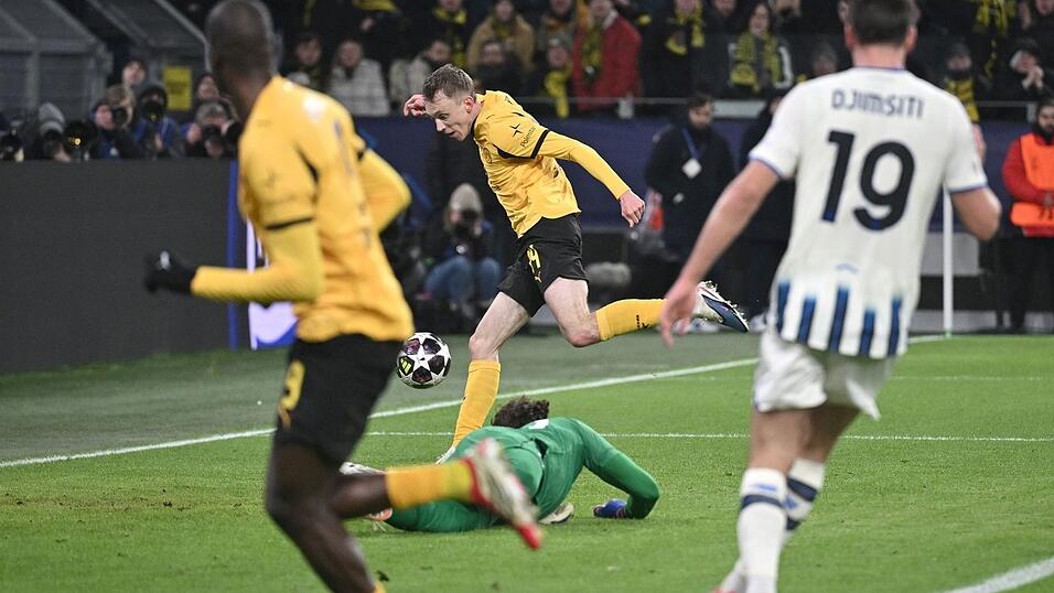 Sorgte f&uuml;r den Pausenstand: Maximilian Beier.