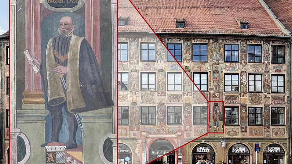 Als Prinz hielt Wilhelm V. Hof auf der Burg Trausnitz, der er ihre Laubeng&auml;nge bescherte.