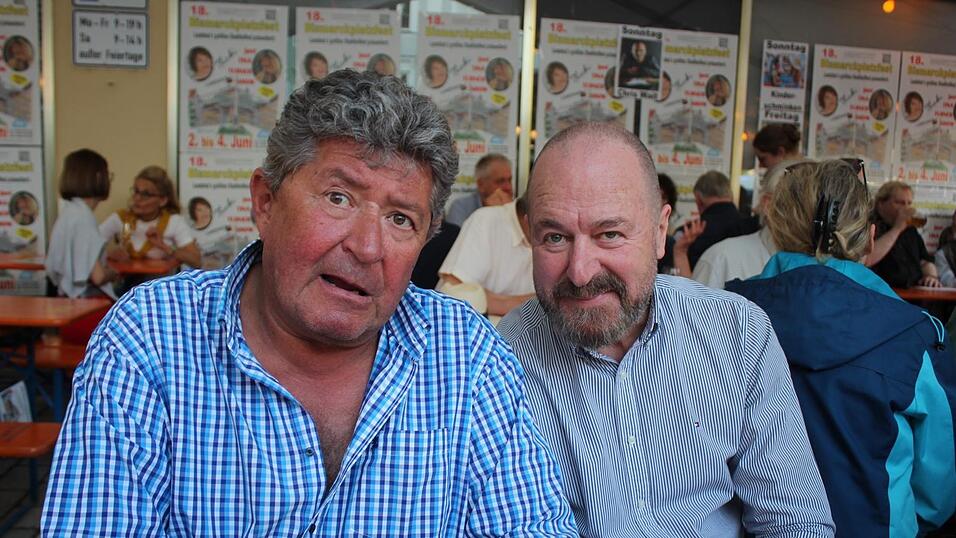 Viele Landshuter genossen ihren Freitagabend auf dem Bismarckplatzfest.