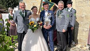 Julia und Alexander Baumann gaben sich das Jawort.