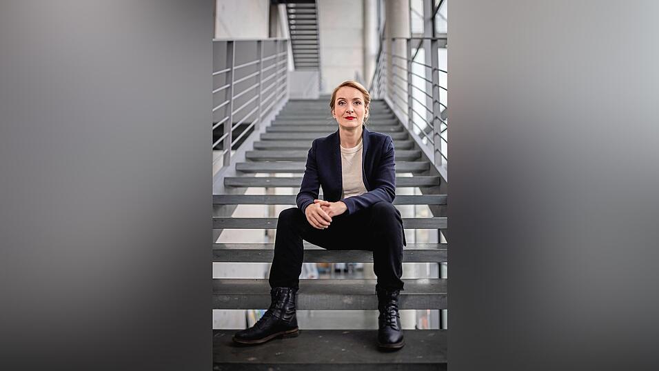 Ines Schwerdtner sieht ihre Partei auch bei den Kommunalwahlen in Bayern bestens aufgestellt. &bdquo;Die Zukunft ist links&ldquo;, sagt sie.