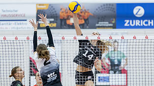 Amanda Cavalcanti (schwarzes Trikot) spielte stark auf, für den Sieg reichte das den Raben aber nicht. Amanda Cavalcanti (schwarzes Trikot) spielte stark auf, für den Sieg reichte das den Raben aber nicht.