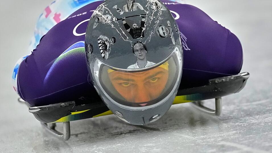 Der Ukrainer Wladyslaw Heraskewytsch will weiter mit seinem besonderen Helm starten.