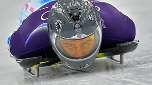 Der Ukrainer Wladyslaw Heraskewytsch will weiter mit seinem besonderen Helm starten.