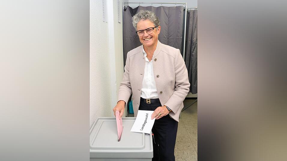 Hat schon gew&auml;hlt: FDP-Spitzenkandidatin Lydia H&uuml;skens