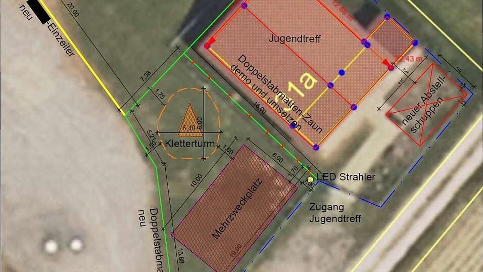Neu gestaltet wird die Außenanlage beim Jugendtreff Pfatter. Neu gestaltet wird die Außenanlage beim Jugendtreff Pfatter.