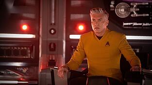 Die Serie erzählt die Geschichte des Raumschiffs Enterprise unter dem Kommando von Captain Pike (Anson Mount). Die Serie erzählt die Geschichte des Raumschiffs Enterprise unter dem Kommando von Captain Pike (Anson Mount).