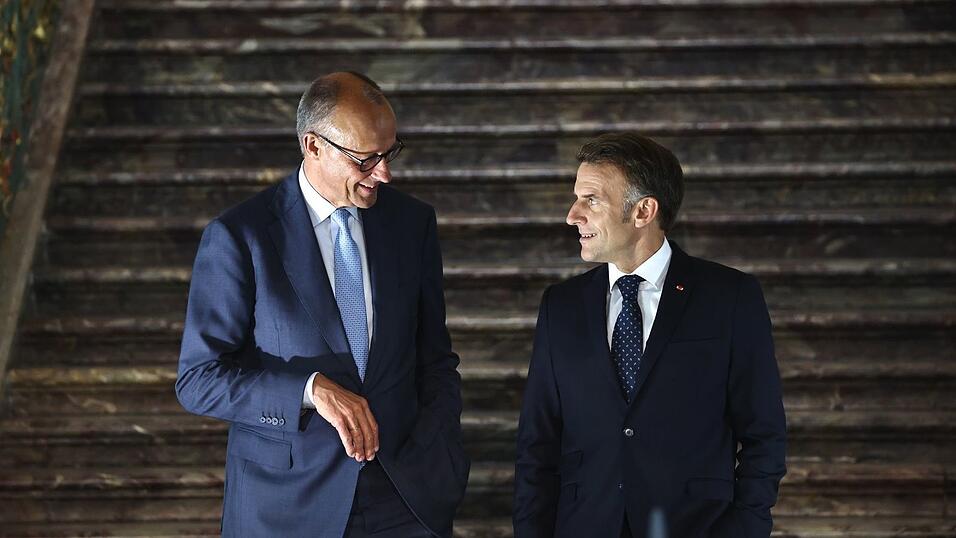 Wollen eine deutsch-französische Einigung finden: Merz und Macron. (Archivbild) Wollen eine deutsch-französische Einigung finden: Merz und Macron. (Archivbild)
