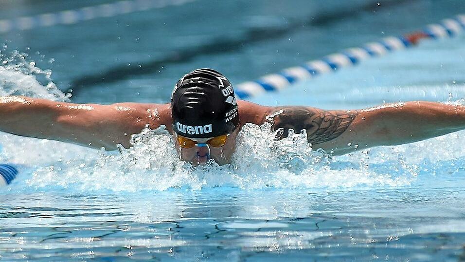 Das Wasser ist sein Element: Der TSV-Schwimmer René Peuckert ist Sportler des Jahres 2024. Das Wasser ist sein Element: Der TSV-Schwimmer René Peuckert ist Sportler des Jahres 2024.