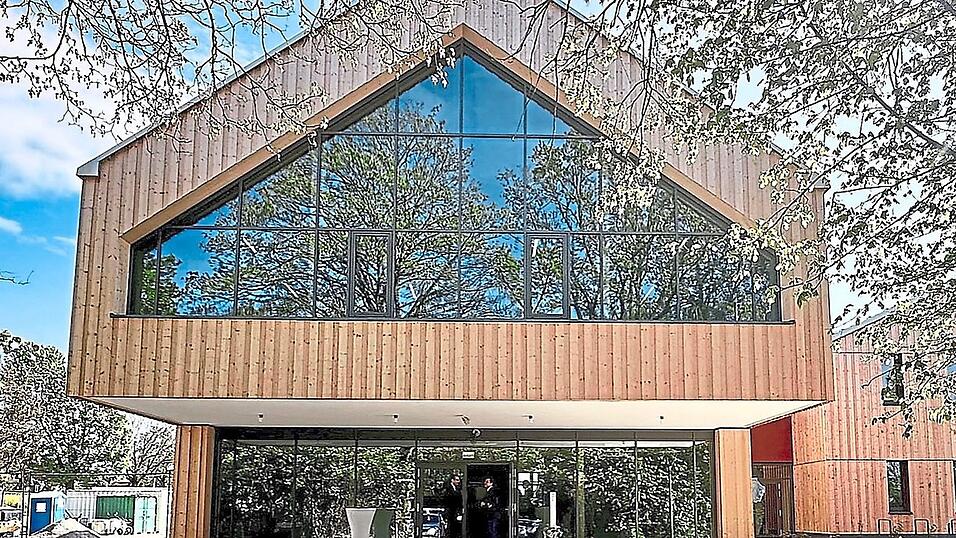 Die neue Waldorfschule bei ihrer Einweihung im vergangenen Jahr.