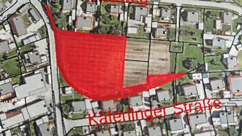Das rot markierte Gebiet hat die Stadtgrund erworben. Hier sollen nun durch Investoren Wohnungen nach festen Konzeptvorgaben entstehen.