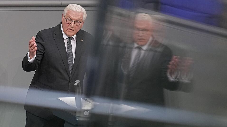 Der Bundespräsident spricht im Bundestag eine eindringliche Warnung aus.