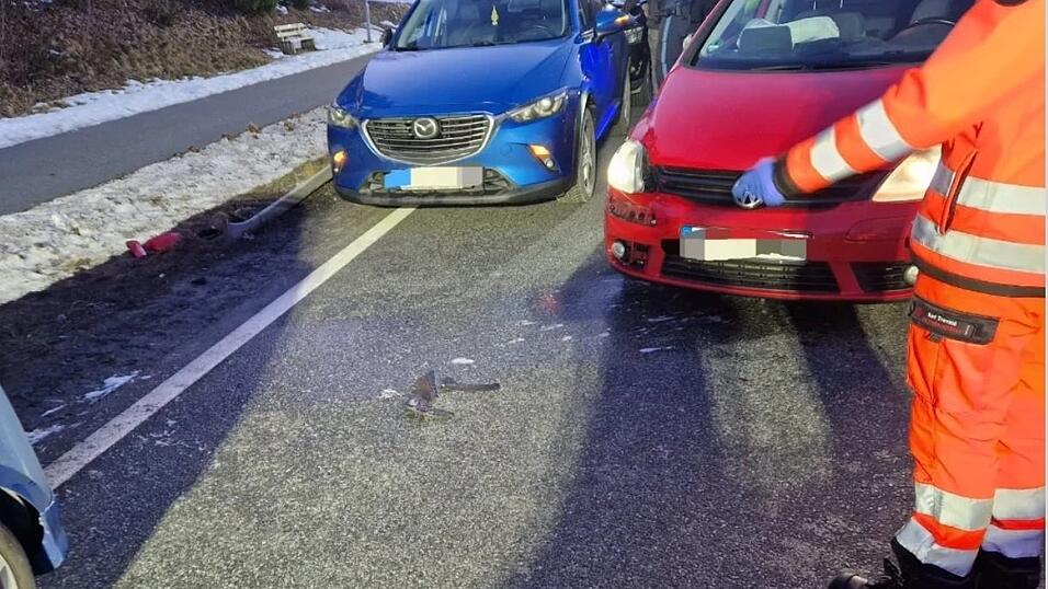 Insgesamt vier Autos waren beteiligt.