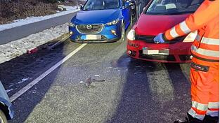 Insgesamt vier Autos waren beteiligt.