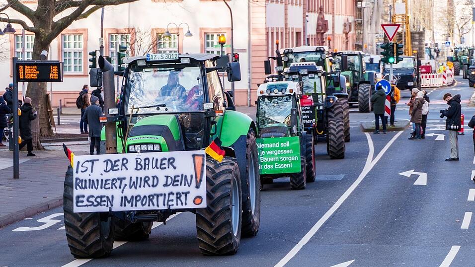 Bauern waren gegen die Streichung auf die Stra&szlig;e gegangen, nun wird sie zur&uuml;ckgenommen. (Archivbild)