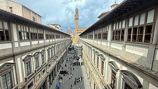 In den Uffizien ist die Sorge vor einem Einbruch wie im Louvre jetzt gro&szlig;. (Archivbild)