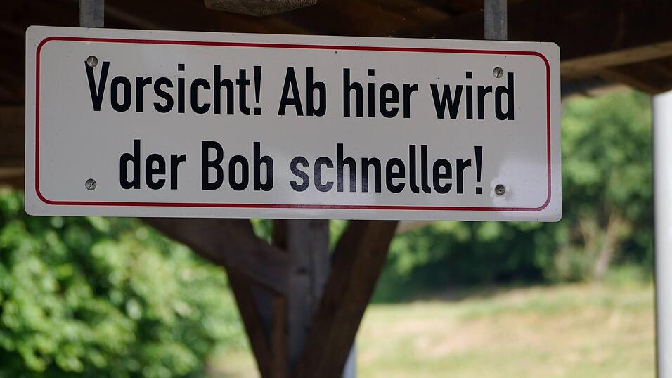 Bobbahn für kleine 'Speedfreaks'. Bobbahn für kleine 'Speedfreaks'.