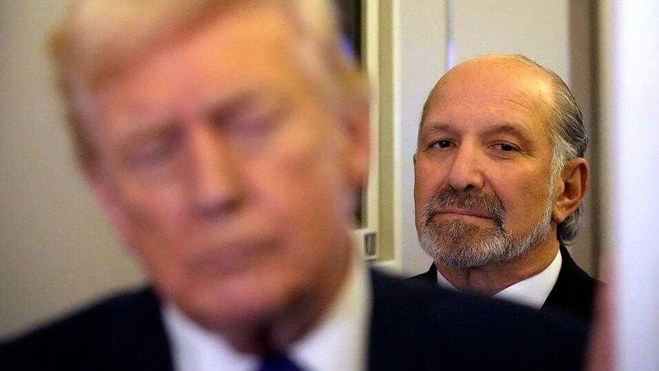 Auch US-Handelsminister Howard Lutnick geriet in Erkl&auml;rungsnot. (Archivfoto)