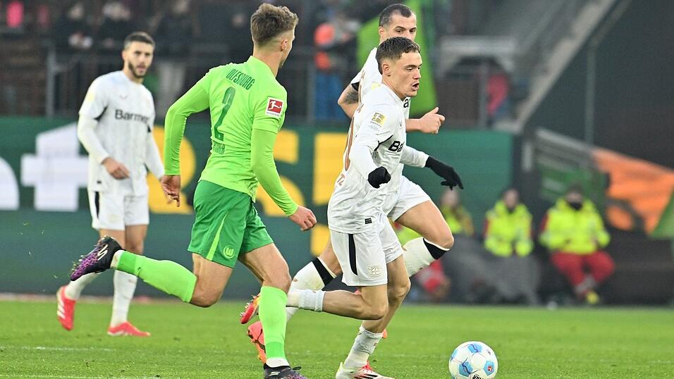 Kam erst spät: Leverkusens Florian Wirtz. Kam erst spät: Leverkusens Florian Wirtz.