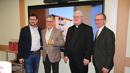 Rudi Schmid (2.v.l.) geht mit jeder Menge Energie und vielen Ideen an seine Aufgabe als Gesch&auml;ftsf&uuml;hrer des Kolpinghauses.