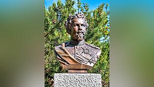 Eine Büste am Herzogstand: König Ludwig II.