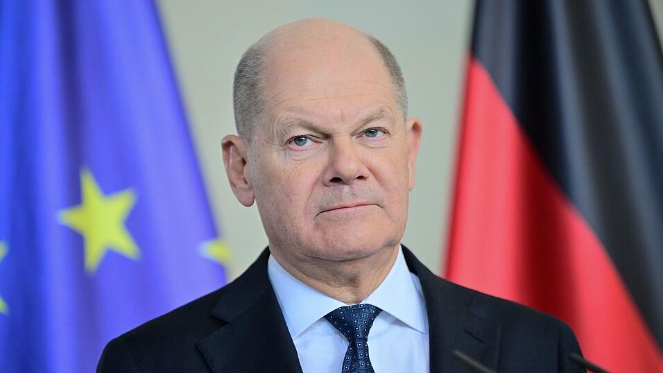 Olaf Scholz reist als Noch-Bundeskanzler an - ohne Unions-Kanzlerkandidat Friedrich Merz im Schlepptau. Olaf Scholz reist als Noch-Bundeskanzler an - ohne Unions-Kanzlerkandidat Friedrich Merz im Schlepptau.