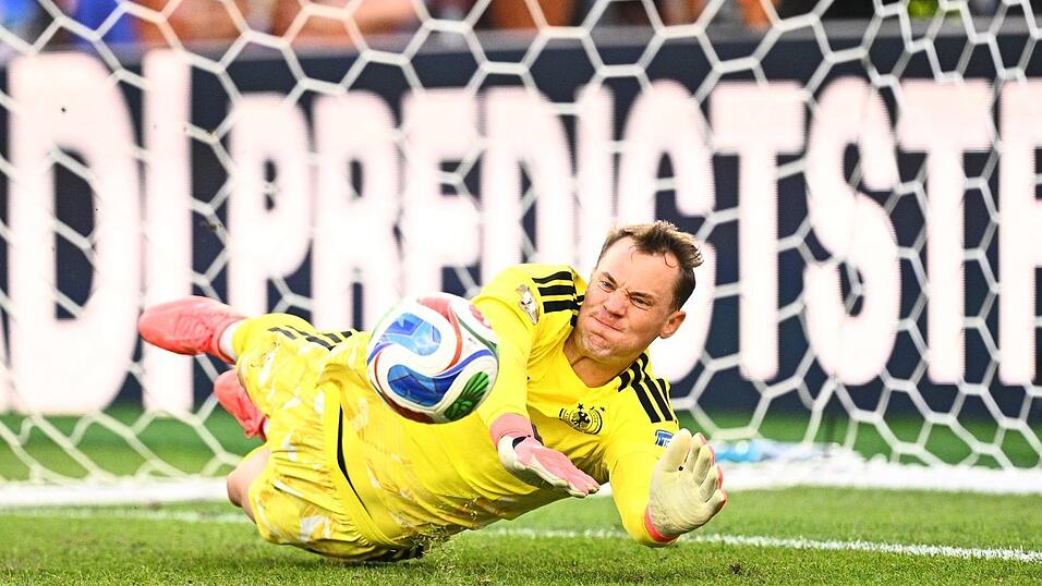 Eine Elfmeterparade war die letzte gro&szlig;e Aktion von Manuel Neuer im Nationaltrikot.