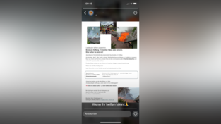 Der Spendenaufruf ging durch die Stadt. Der Spendenaufruf ging durch die Stadt.