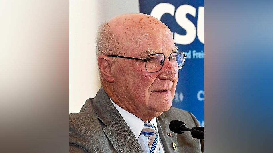 Franz Obermeier dankte in seinem Redebeitrag vor allem seiner Frau Rosemarie.