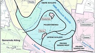 Vom Flutpolder betroffen ist eine Fläche von rund 500 Hektar, der größte Teil davon gehört zur Stadt Straubing. Vom Flutpolder betroffen ist eine Fläche von rund 500 Hektar, der größte Teil davon gehört zur Stadt Straubing.