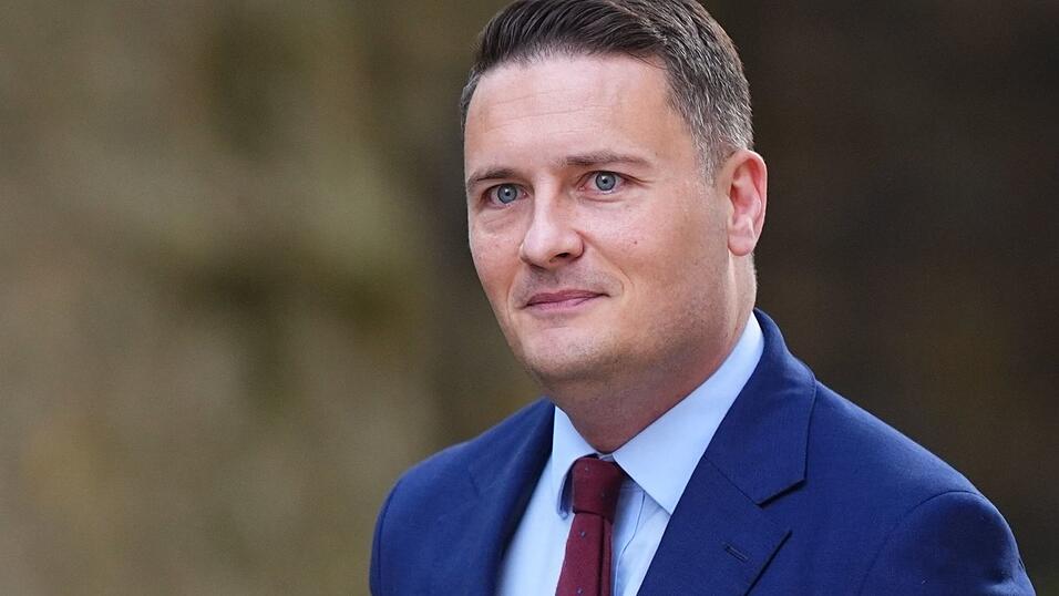 Wes Streeting tritt von seinem Amt als Gesundheitsminister zur&uuml;ck.
